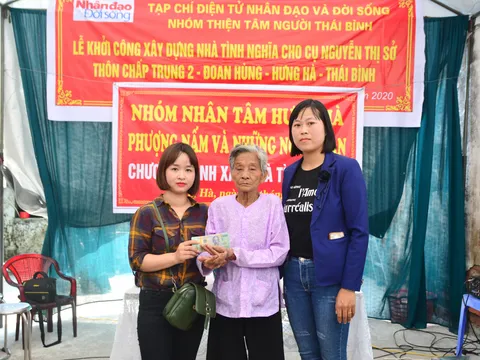 Khởi công nhà tình nghĩa tặng người già neo đơn tại Thái Bình