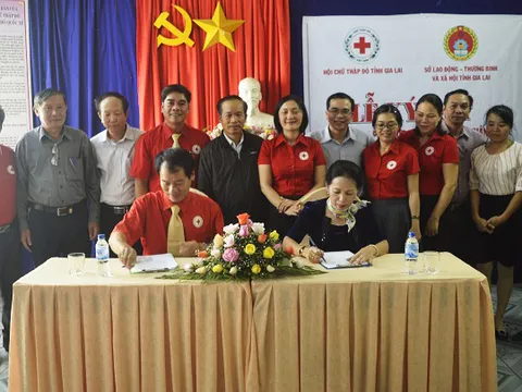 Ký kết chương trình phối hợp nhân đạo giai đoạn 2017 – 2020