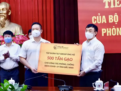 T&T Group ủng hộ 1.000 tấn gạo và 5 tỷ đồng tiếp sức cho Bắc Ninh, Bắc Giang chống dịch