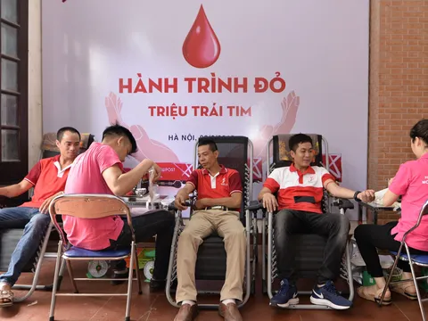 Công ty cổ phần chuyển phát nhanh Newpost hiến máu tình nguyện