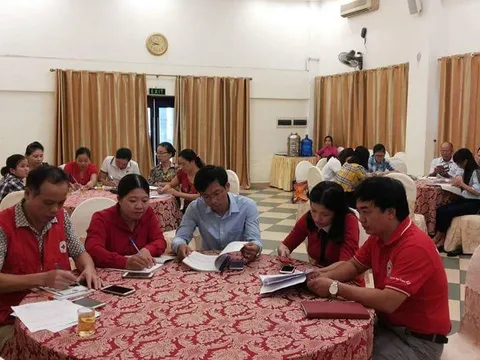 Hội Chữ thập đỏ tỉnh Nghệ An tổ chức tập huấn nghiệp vụ công tác Hội