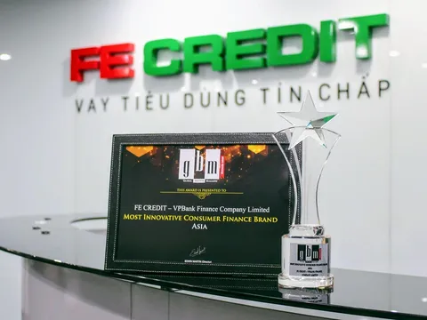 Fe Credit đạt giải ‘Thương hiệu tài chính tiêu dùng đột phá nhất châu Á năm 2018'