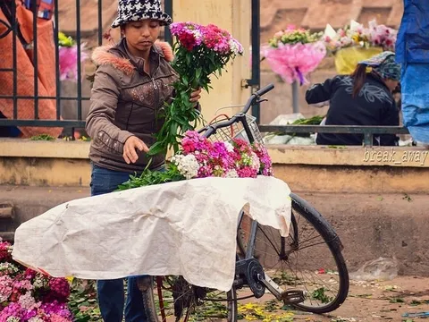 Nhọc nhằn những gánh hoa của cuộc đời