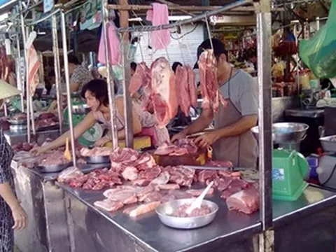 Giá thịt heo chợ lẻ ở TPHCM vẫn cao