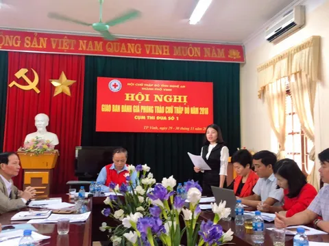 Hội Chữ thập đỏ cụm 1, hoạt động năm 2018 đạt hơn 16 tỷ đồng