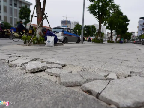 Hà Nội dự kiến lát đá vỉa hè mới cho cả trăm tuyến phố