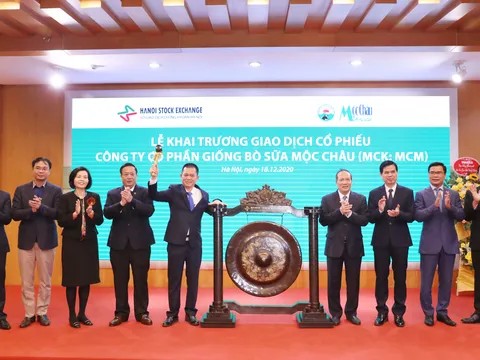 Cổ phiếu Mộc Châu Milk chính thức lên sàn sau 1 năm về với Vinamilk