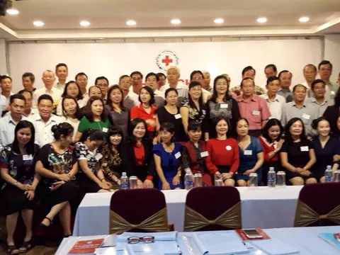 Hội nghị cán bộ chủ chốt Hội Chữ thập đỏ 31 tỉnh, thành phố khu vực phía Nam