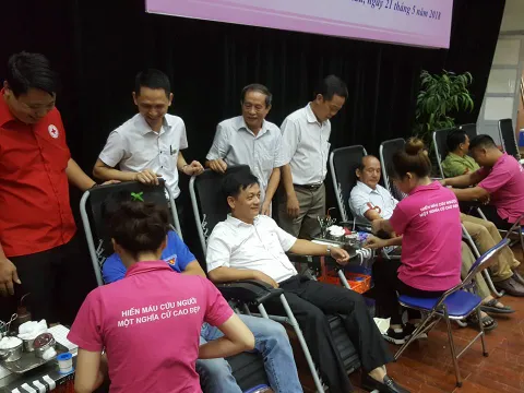 Ngày hội hiến máu ‘những trái tim tình nguyện 2018’