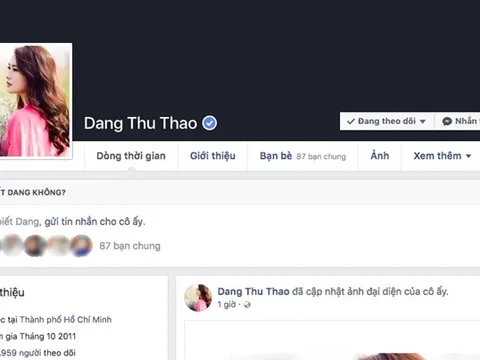 Hoa hậu Đặng Thu Thảo và loạt sao Việt bị tấn công trang cá nhân