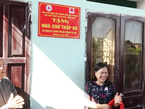 Hội Chữ thập đỏ TP.Hải Phòng tổ chức khánh thành nhà Chữ thập đỏ