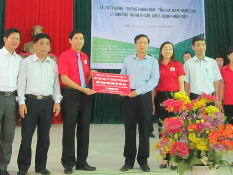 Hà Nam huy động trên 3 tỷ đồng trong ‘Tháng Nhân đạo’