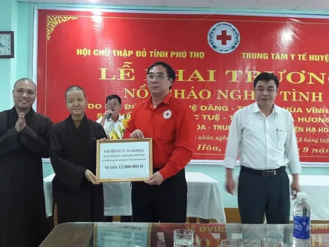 Hội CTĐ tỉnh Phú Thọ: 9 tháng đầu năm trợ giúp 219.595 lượt đối tượng