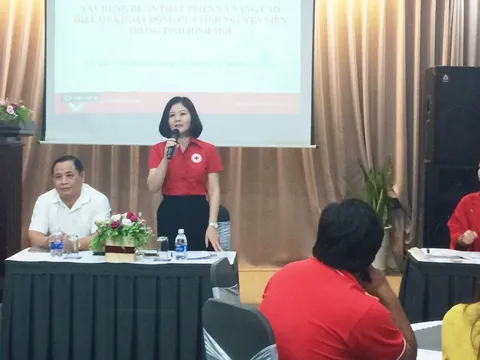 Nâng cao chất lượng hoạt động tình nguyện viên chữ thập đỏ