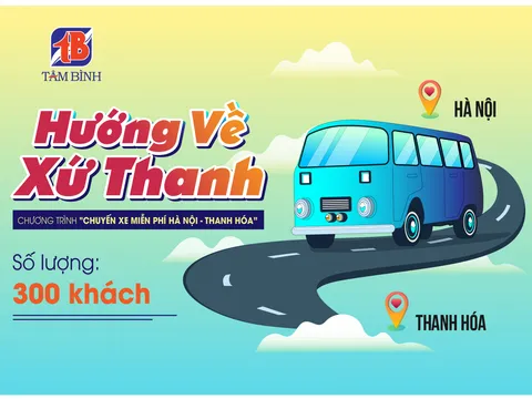 Tặng vé xe miễn phí Hà Nội - Thanh Hóa dịp lễ 30/4 và 1/5