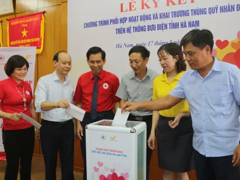 Khai trương ‘Thùng quỹ nhân đạo’ tại tỉnh Hà Nam
