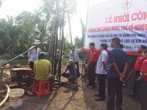 Hậu Giang: Khởi công dự án nước sạch cho 215 hộ gia đình