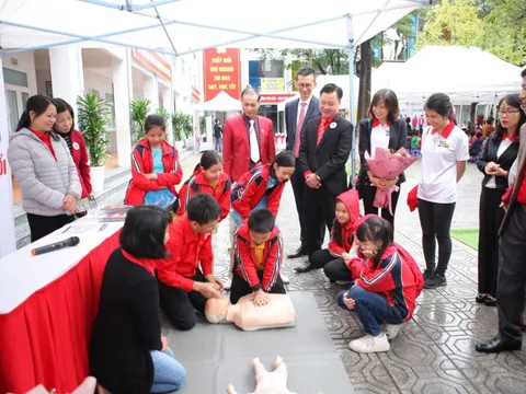 Khởi động dự án ‘Nâng cao năng lực sơ cấp cứu tại trường học và cộng đồng’