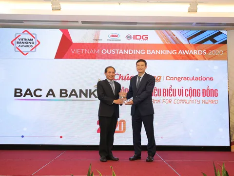 BAC A BANK – Ngân hàng tiêu biểu vì cộng đồng 2020