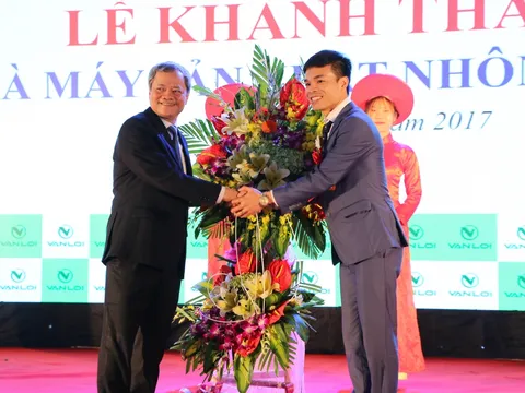 Bắc Ninh: Khánh thành Nhà máy sản xuất nhôm Vạn Lợi