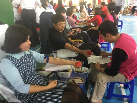 Tiếp nhận 666 đơn vị máu trong Ngày hội hiến máu tình nguyện