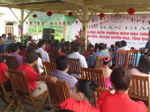 Quảng Bình: Khánh thành 3 phòng học nhân đạo