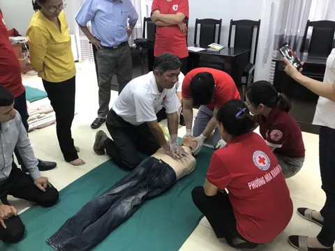 Đà Nẵng tập huấn sơ cấp cứu cho các tình nguyện viên