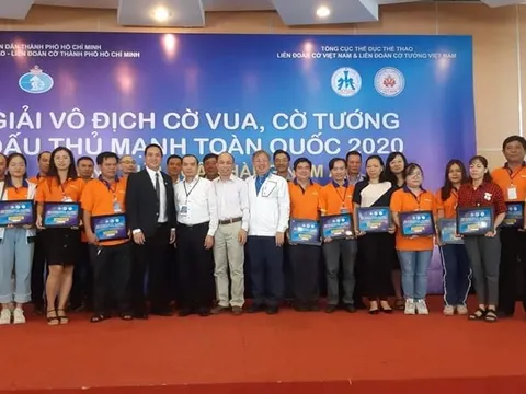 Hơn 150 kì thủ tham dự Giải vô địch cờ vua, cờ tướng Đấu thủ mạnh toàn quốc 2020