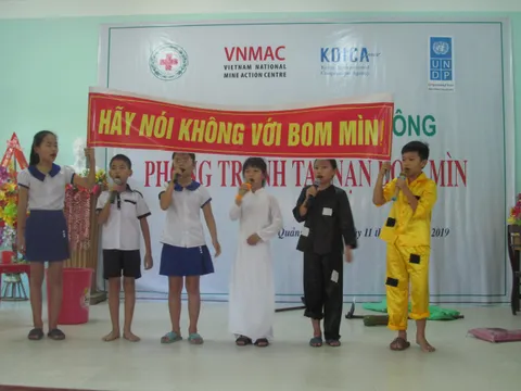 Hội Chữ thập đỏ tỉnh Quảng Bình truyền thông phòng tránh tai nạn bom mìn