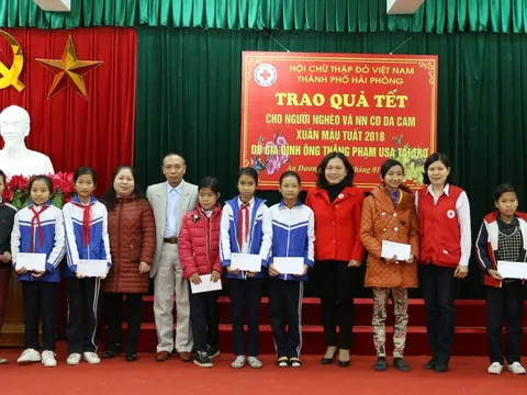 Hội Chữ thập đỏ Hải Phòng vận động gần 1 tỷ đồng quà Tết