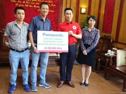 Hội Chữ thập đỏ Việt Nam tiếp nhận tài trợ phòng, chống dịch bệnh