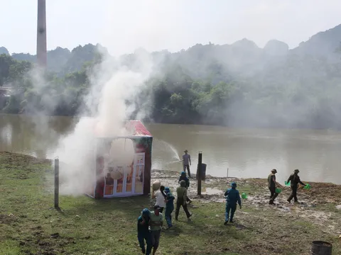 Hội Chữ thập đỏ TP Hà Nội diễn tập ứng phó với thiên tai