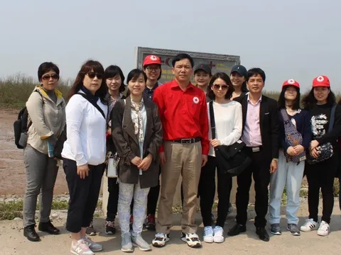 Đoàn cán bộ Chữ thập đỏ Nhật Bản thăm và làm việc tại Ninh Bình