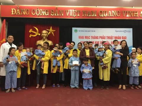 Tháng phẫu thuật nhân đạo cho trẻ em khe hở môi – vòm miệng