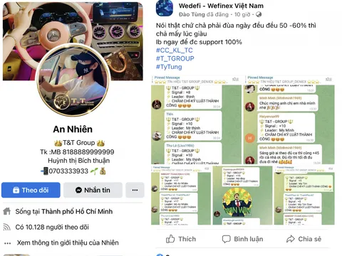 Phát hiện sàn tiền ảo mạo danh thương hiệu Tập đoàn T&T Group