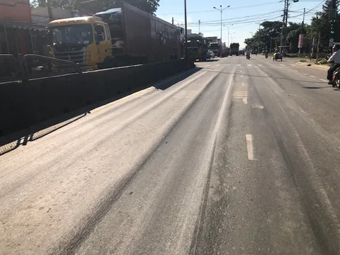 Quảng Nam: Quốc lộ 1A bị trồi, lún nghiêm trọng