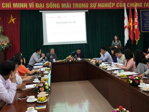 Nâng cao năng lực ứng phó với thiên tai cho Hội Chữ thập đỏ Việt Nam