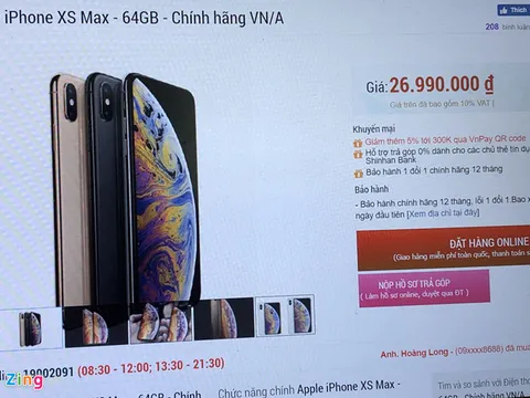 iPhone đời cũ giảm giá sau khi iPhone 11 về VN