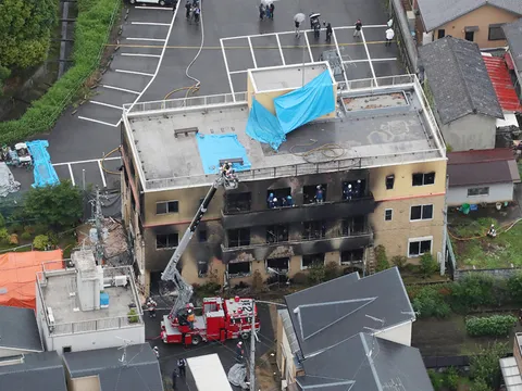 Cháy xưởng phim hoạt hình nổi tiếng ở Nhật khiến ít nhất 33 người thiệt mạng