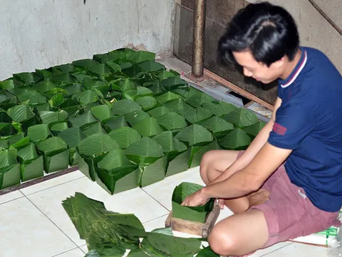Làng làm bánh chưng lớn nhất Đồng Nai hối hả vào Tết