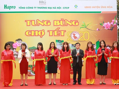 Hapro tổ chức điểm bán hàng theo mô hình “Chợ tết”