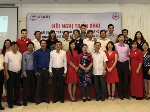 Triển khai dự án 'Nâng cao năng lực ứng phó khẩn cấp của Hội Chữ thập đỏ Việt Nam' giai đoạn III (10/2019 - 3/2021)