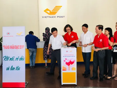 Đồng loạt đặt 'Thùng Quỹ nhân đạo' tại hệ thống bưu điện tỉnh Nghệ An