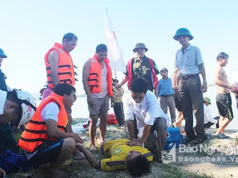 Nghệ An: Diễn tập phòng chống thiên tai, thảm họa