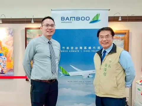 Chào đón những chuyến bay đầu tiên của Bamboo Airways đến Đài Loan