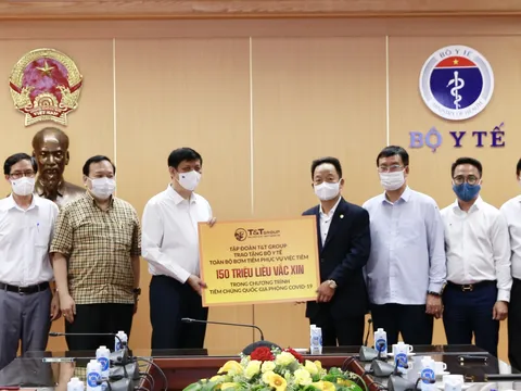 T&T Group tài trợ toàn bộ bơm kim tiêm cho chiến dịch tiêm 150 triệu liều vắc xin phòng Covid-19