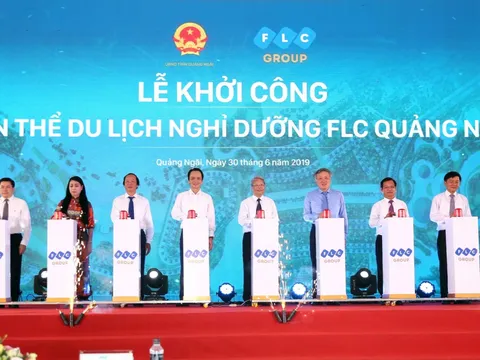 Tập đoàn FLC khởi công quần thể nghỉ dưỡng có quy mô 1.026 ha tại Quảng Ngãi