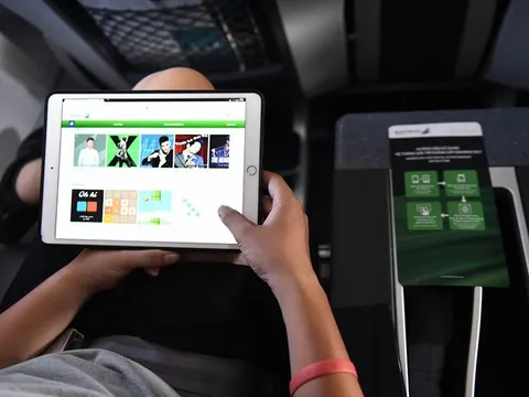 Bamboo Airways áp dụng công nghệ giải trí không dây trên máy bay tiên tiến bậc nhất Việt Nam