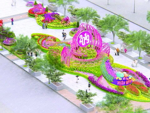 Đường hoa Nguyễn Huệ qua 16 mùa xuân hiện diện