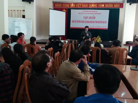 Gia Lai: Tập huấn công tác hiến máu cho tình nguyện viên